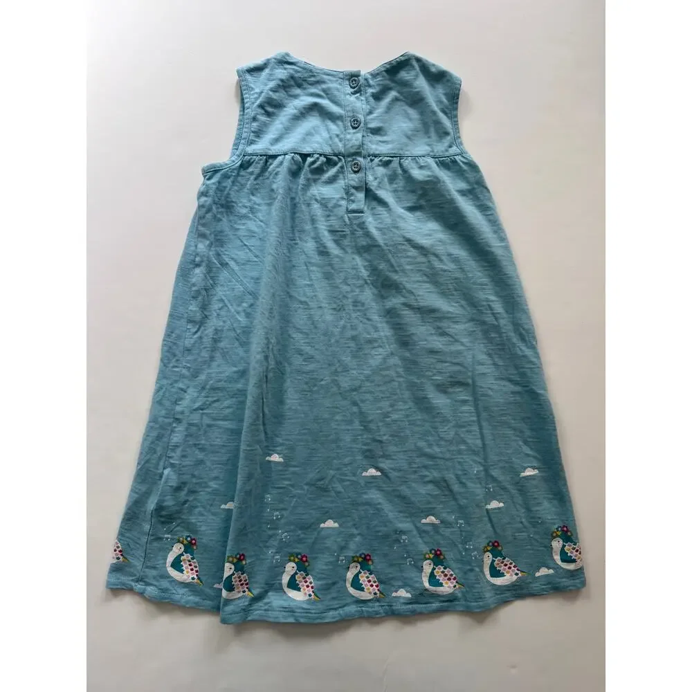 Little Green Radicals organic songbirds dress